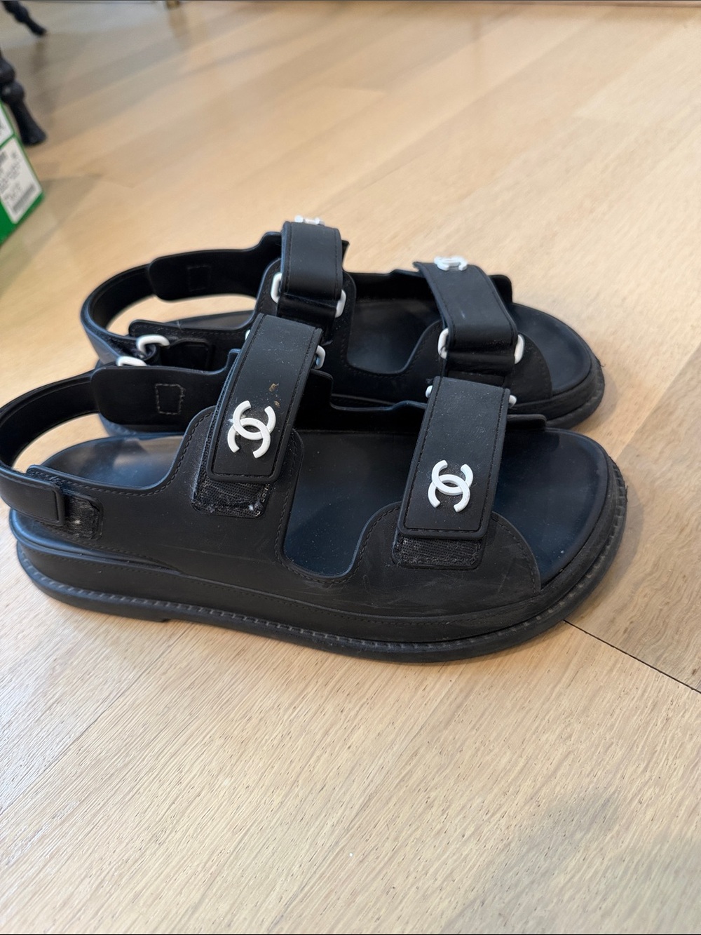 Chanel Dad Sandal Black 37